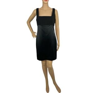 ISTANTE VERSACE Vintage Black Sleeveless Sheath Dress Women’s Size 4